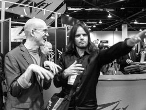 Carl and Devin Townsend at NAMM